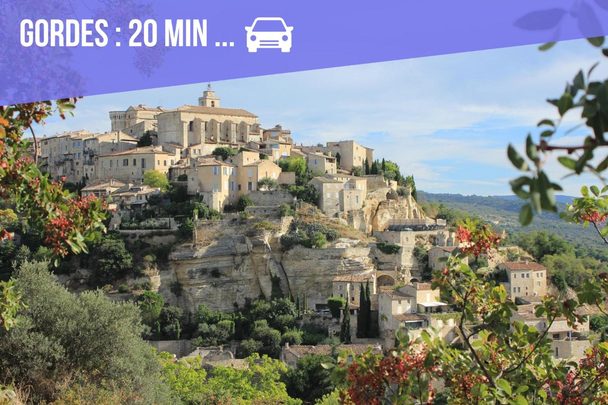 Villa Piscine Chauffee, 5Min Du Village Et Climatisation Saint-Saturnin-les-Apt Exterior photo