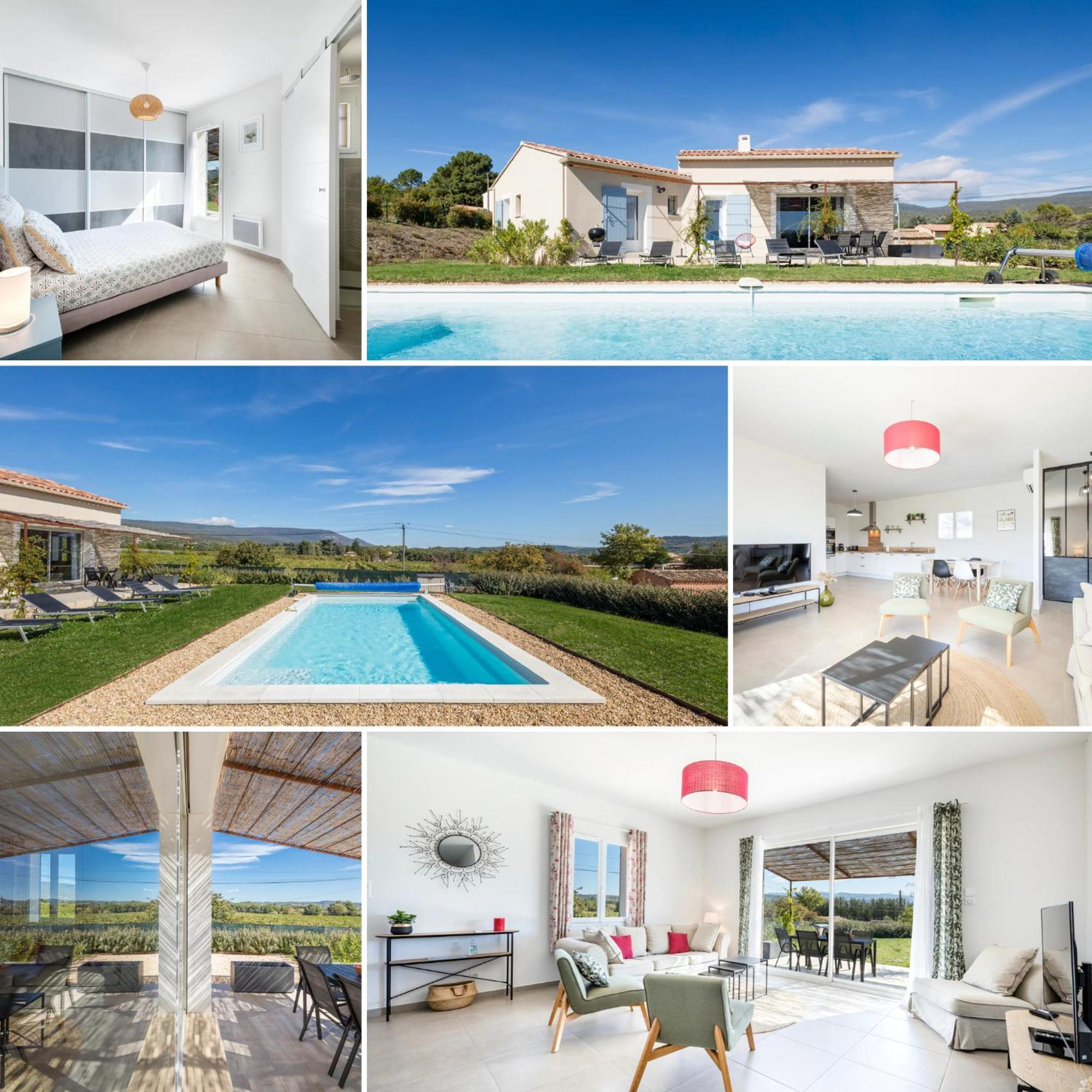 Villa Piscine Chauffee, 5Min Du Village Et Climatisation Saint-Saturnin-les-Apt Exterior photo